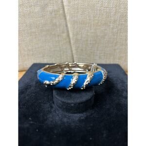 Sequin Nordstrom Multicolor Gold Tone Statement Enamel Bangle Bracelet # 485